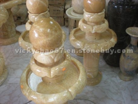 Honey Onyx Fountain Ball