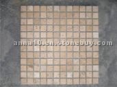 Yellow limestone mosaic