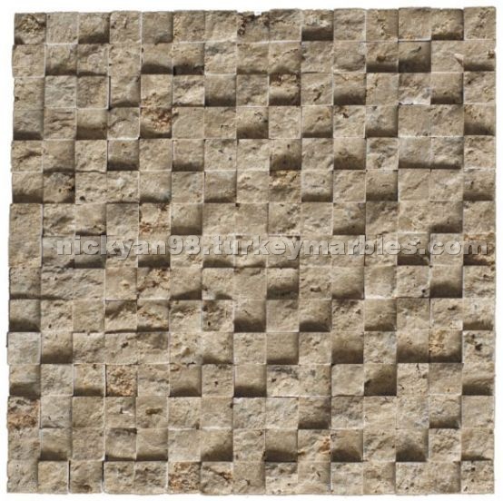 Travertine Noce Mosaic