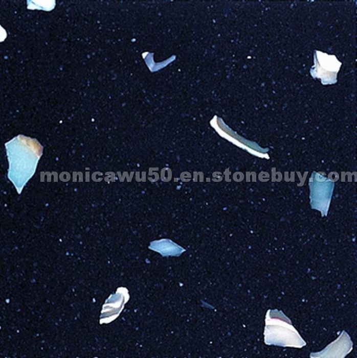 Diamond Blue Engineered Quartz - YQ004K