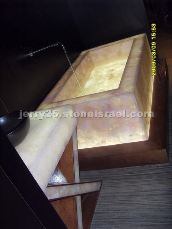 agate quartz man made semi precious stone bathtub