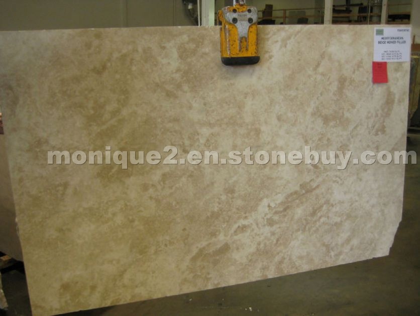 Mediterranean Beige Honed Filled Travertine