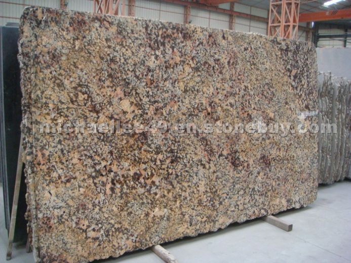 Crystal Yellow Granite Slabs