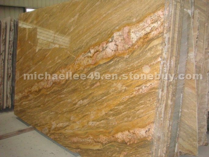 Imperial Gold Granite Slab