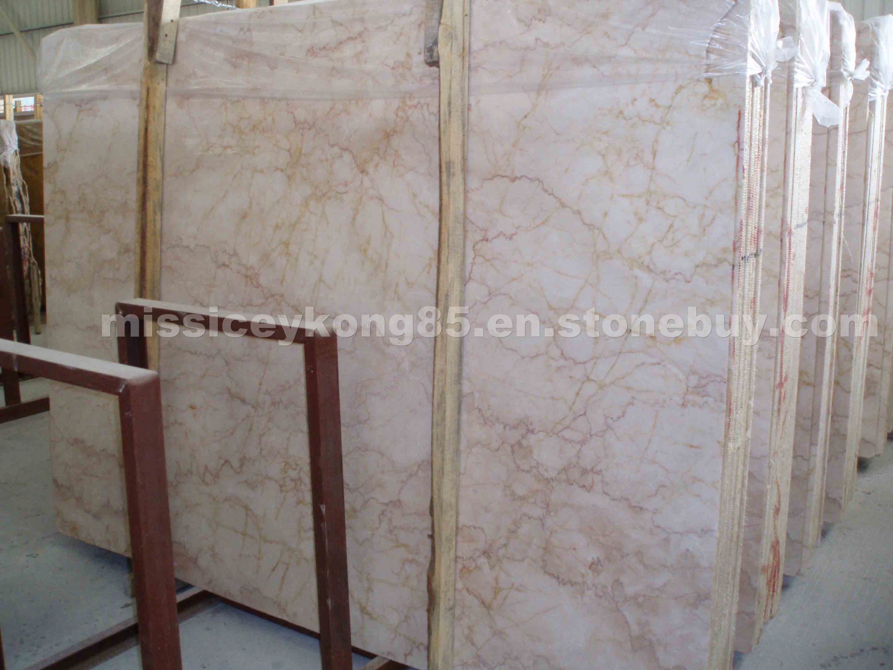 Red Cream Yixing Chinese Marble
