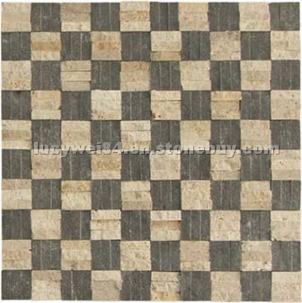limestone mosaic--M081