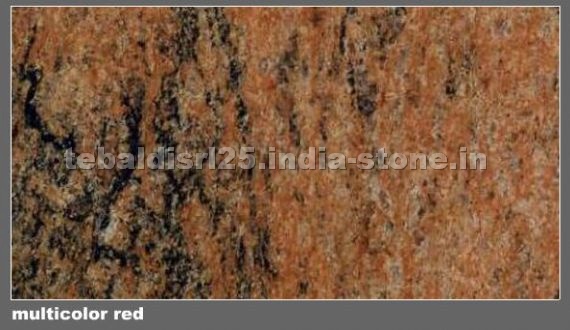 multicolor red granite