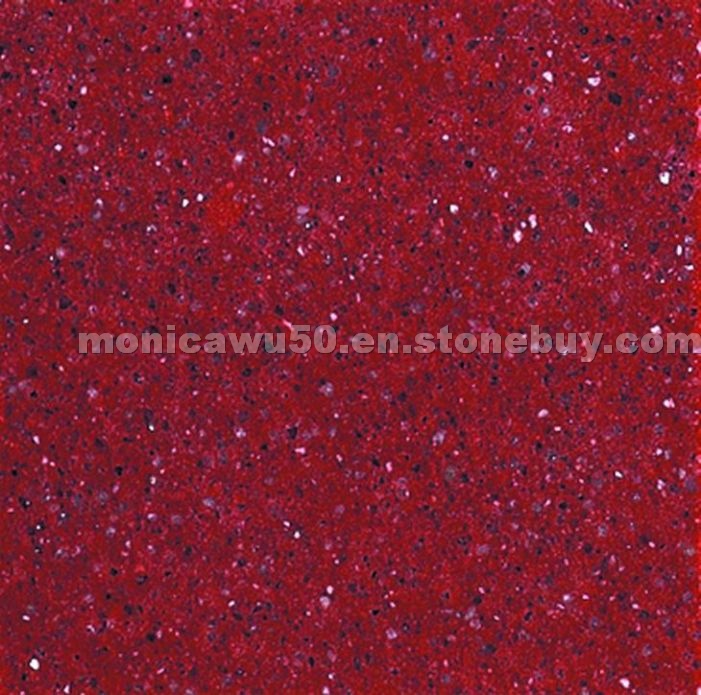 Scarlet Artificial Quartz Stone - YQ007C