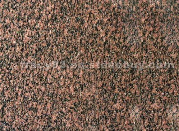 red granite tile