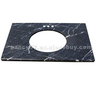 Black Marquina Vanity Top