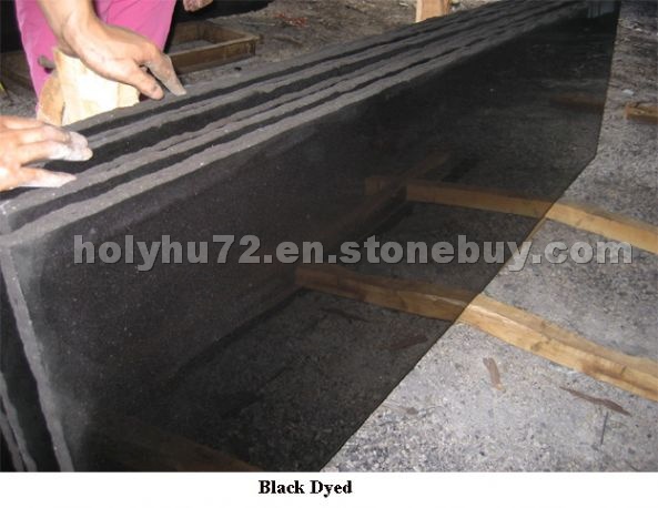 Dyed Black Granite