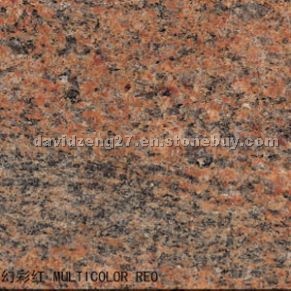Multicolor Red granite tiles