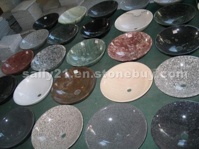 Color Stone Round Basin Or Sink