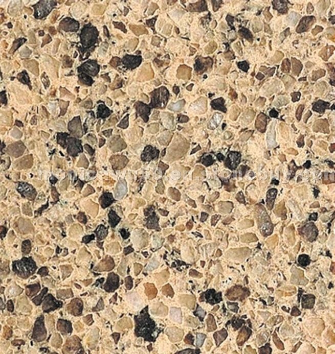 Tan Brown Quartz Stone - YQ009D