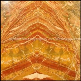 IMPORTED ONYX : KING RED ONYX WITH GREEN PATCH