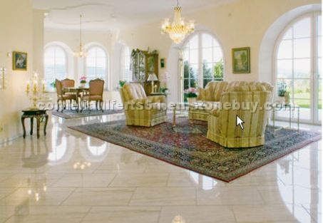 Marble flooring