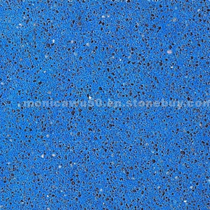 Blue Artificial Quartz - YQ012C