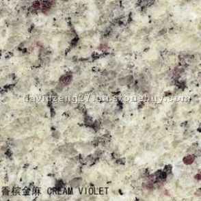 Cream Violet granite tiles
