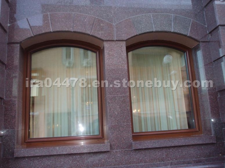 Carpazi. Revetment of window