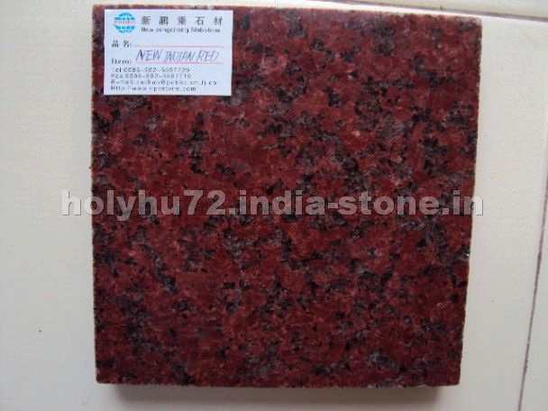 New Indian red granites slabs