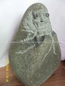 Different model of stone carving, statue, stone sc