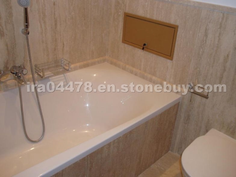 Travertino Oniciato Chiaro Bath Design