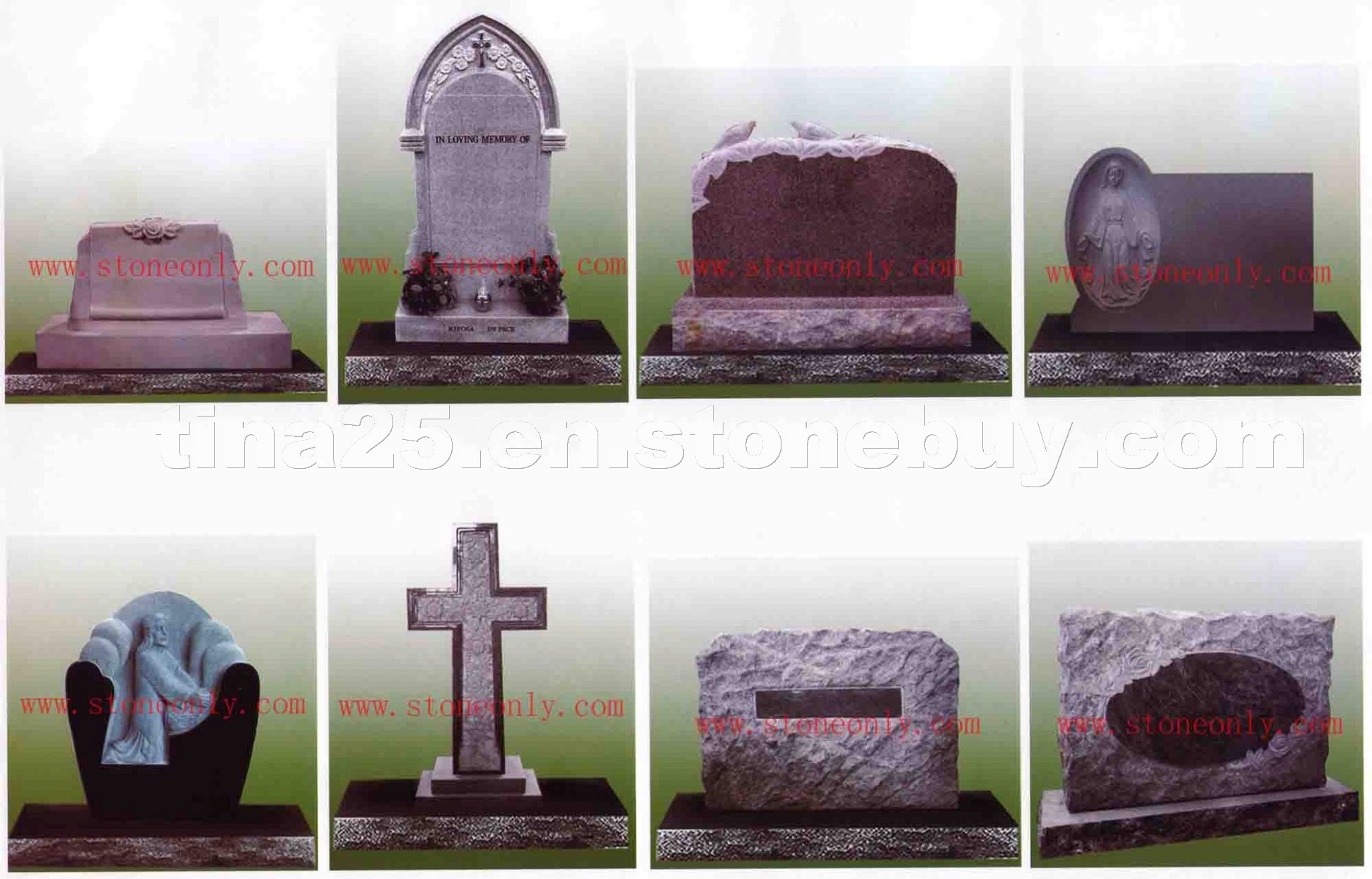 Granite headstone ( JH-US-20064 )