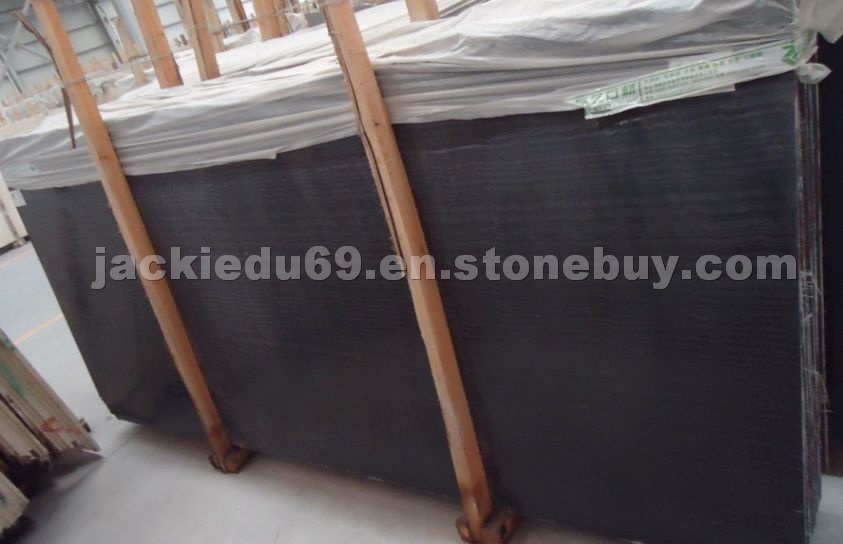 Marmara Black Marble Slab