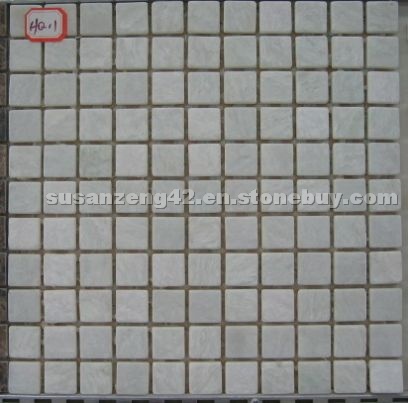 Mixed stone mosaic