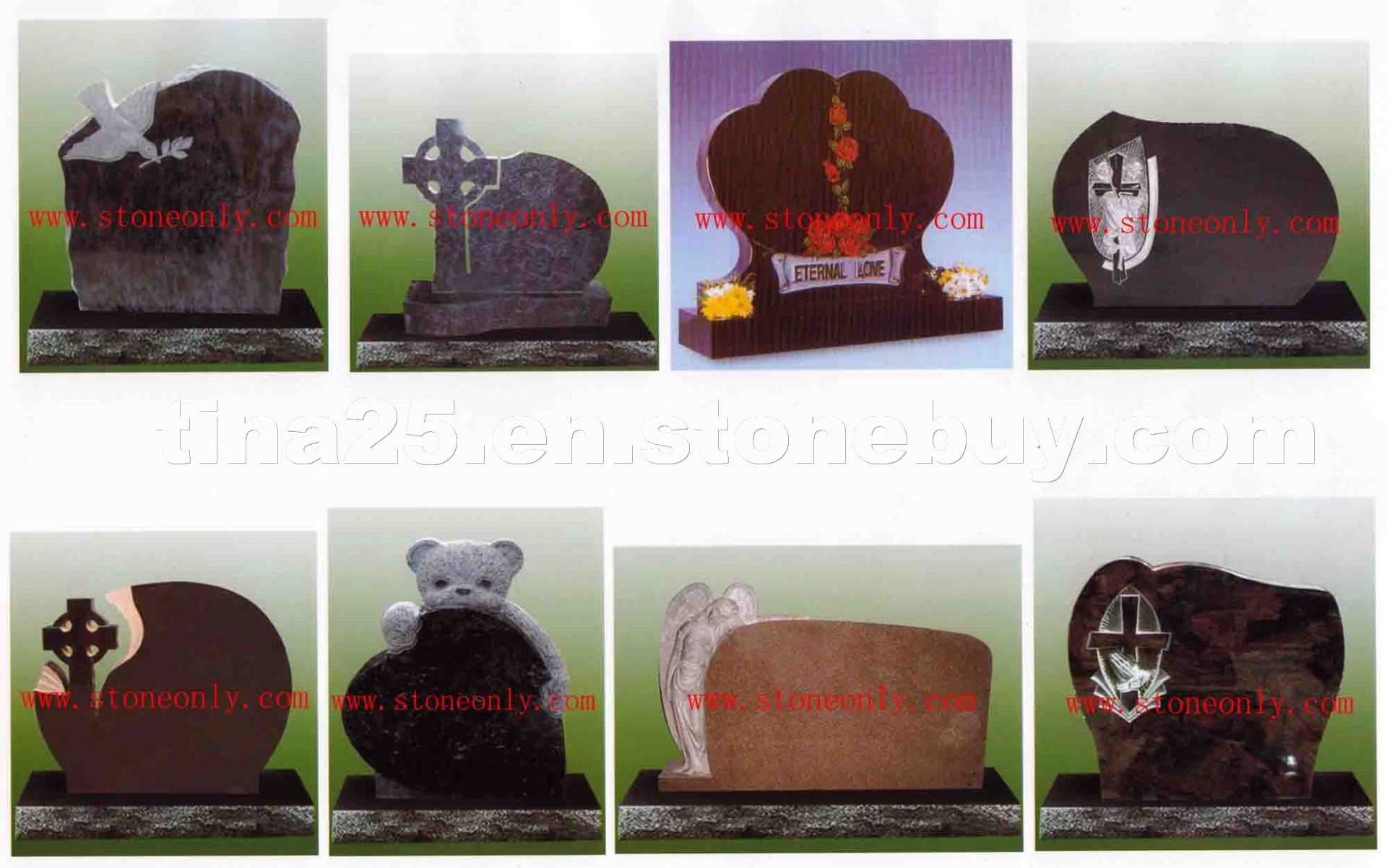 Granite headstone ( JH-US-20068 )
