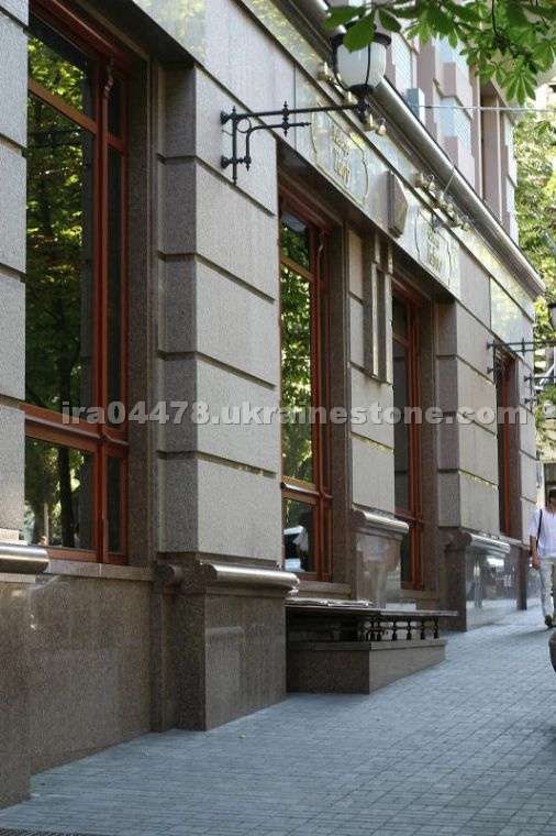 Flower of Ukraine. Revetment of socle. Cornice