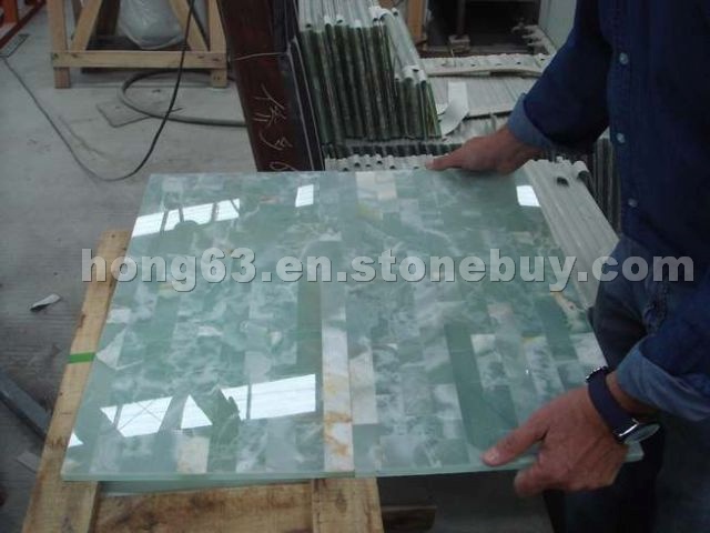 Compound onyx tiles