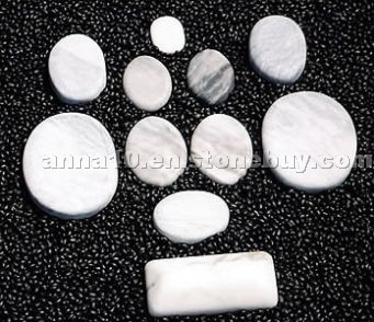 Marble massage stone