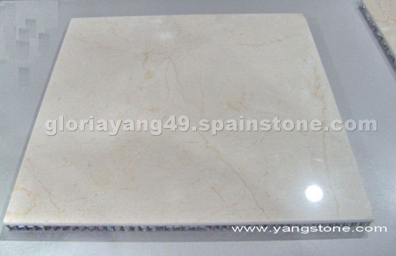 Crema Marfil Laminated aluminum honeycomb