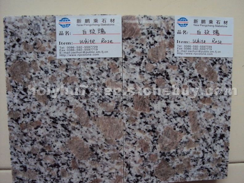 China white rose granite