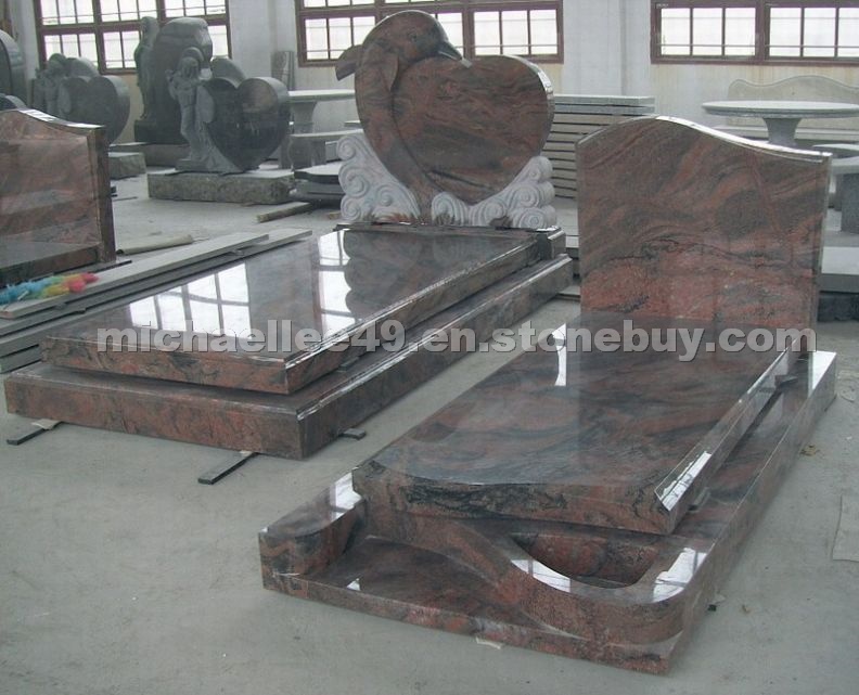 Multicolor Red Granite Monument