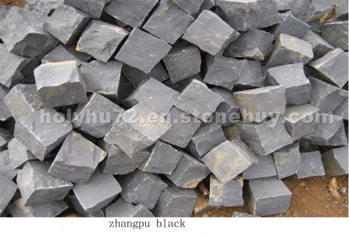 Basalt cube stone