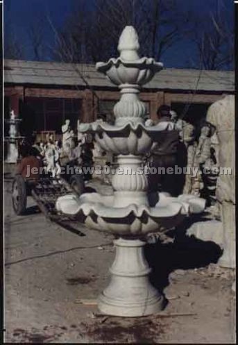 garden tired fountain