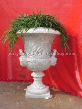 stone /marble flowerpots, vases