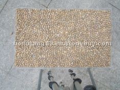 Red Pebble With Net (Pebble Mosaic / Paving Stone