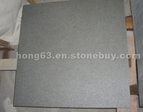 Shanxi Black granite flamed tile