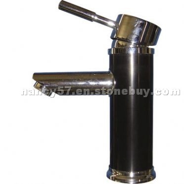 Ink Black Marble Faucet
