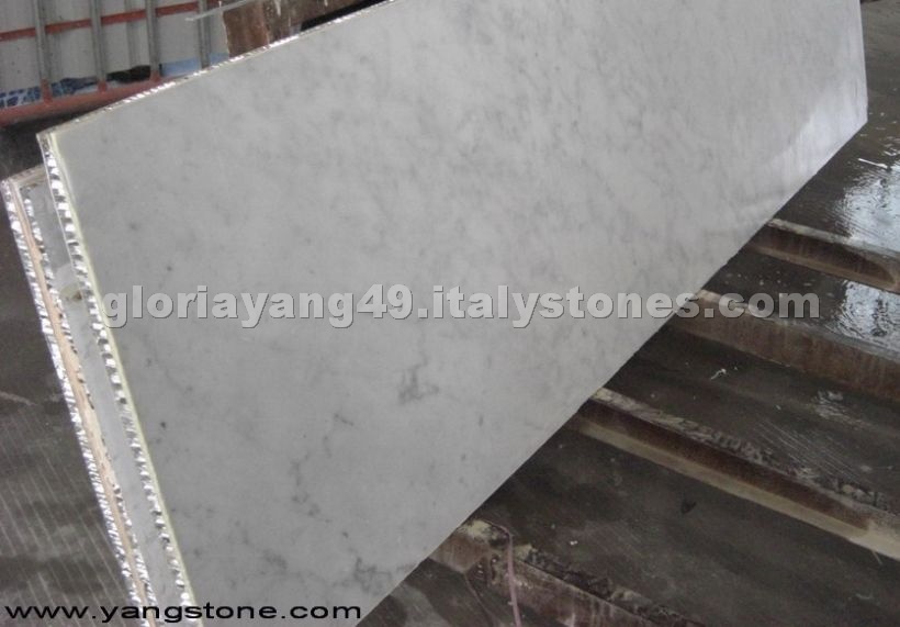Carrara white Laminated aluminum honeycomb