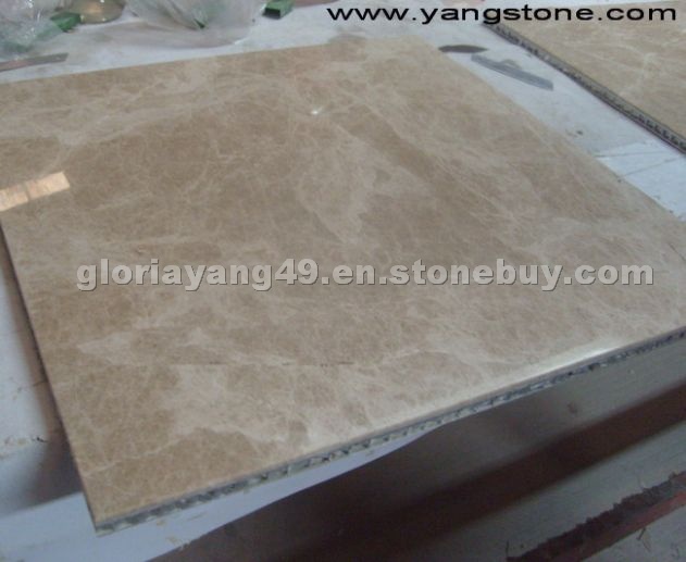 Light Emperador Laminated aluminum honeycomb