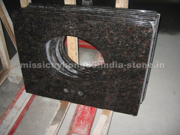 Tan Brown pre-fab vanity top