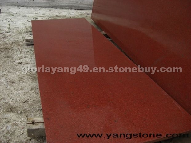 Dyed red granite china