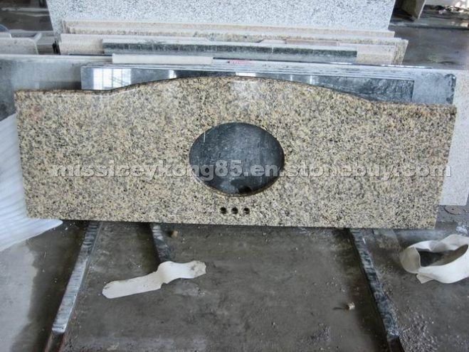 Tiger Skin Yellow vanity top