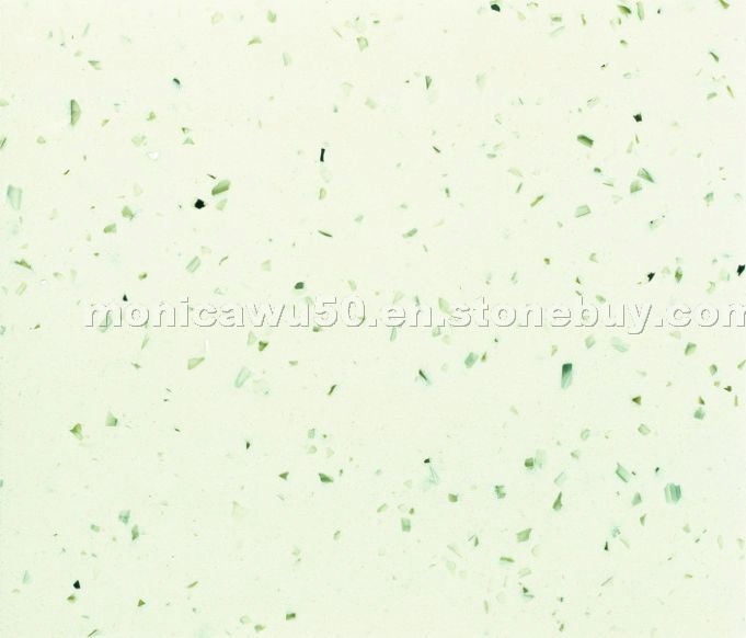 Mini Grain Natural White Agglomerate Stone - BF100