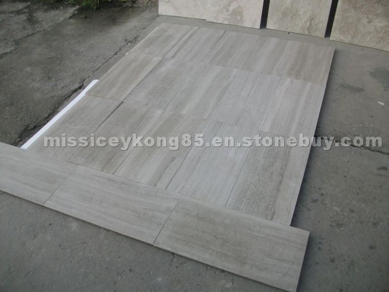 Wooden Grey marble tiles