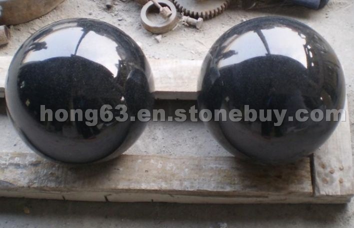 Shanxi black granite round ball